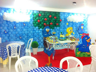 Fiestas Infantiles Decoradas con la Gallina Pintadita