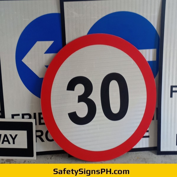 Speed Limit 30 Round Signage