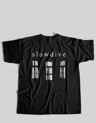 SLOWDIVE "WINDOW" MENS BLACK T-SHIRT