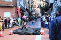 Cronoescalada ciclista de la calle Portu