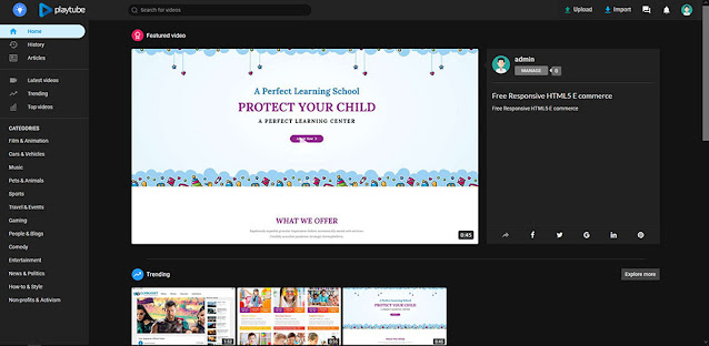 PlayTube - Video Sharing Platform CMS