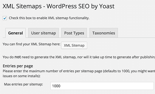 XML Sitemaps - WordPress SEO by Yoast