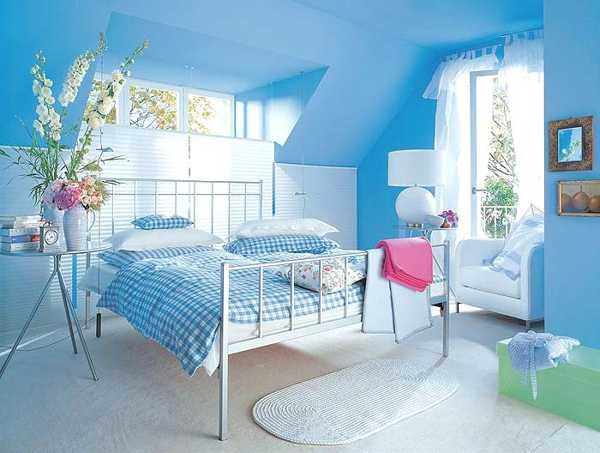 38 Desain Kamar  Tidur Minimalis Warna  Biru Penuh Kreasi  