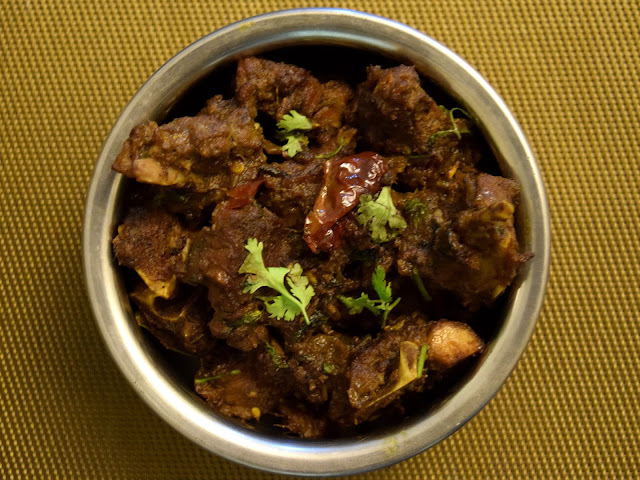 Guntur Mutton Roast, Mutton roast, Guntur Mutton curry