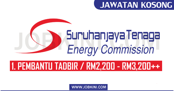 SURUHANJAYA TENAGA - GAJI RM2,200 - RM3,200 - JOBKINI.COM 