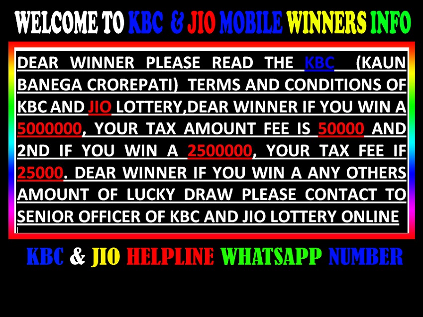 kbc lottery amount 3500000