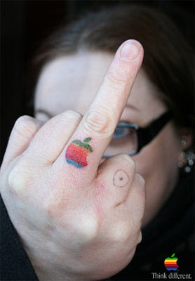 apple tattoo