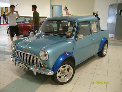 This blue mini is actually a pickup I really like it