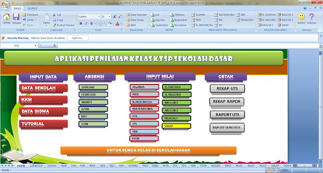 APLIKASI RAPORT UTS DAN UKK UNTUK KURIKULUM KTSP SEMESTER  APLIKASI RAPORT UTS DAN UKK UNTUK KURIKULUM KTSP SEMESTER 2