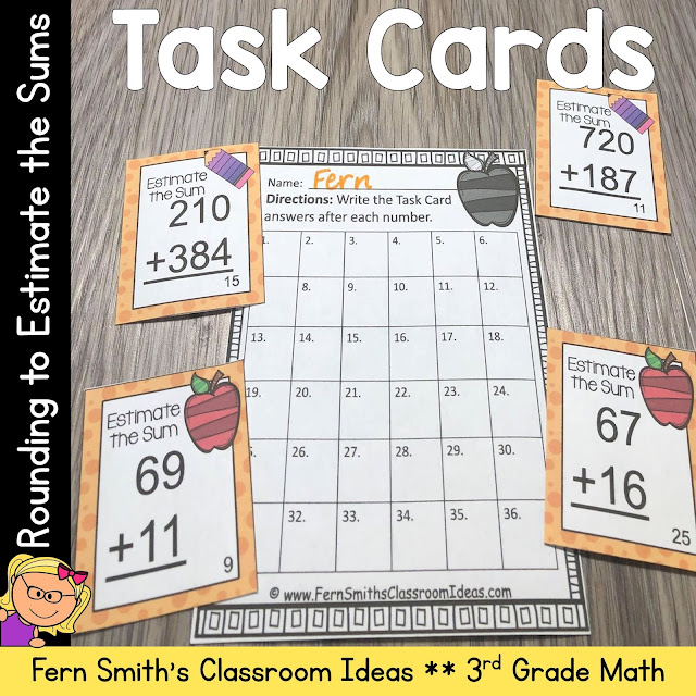 Estimate Sums Task Cards