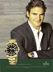 Pub Montre Rolex Roger Federer