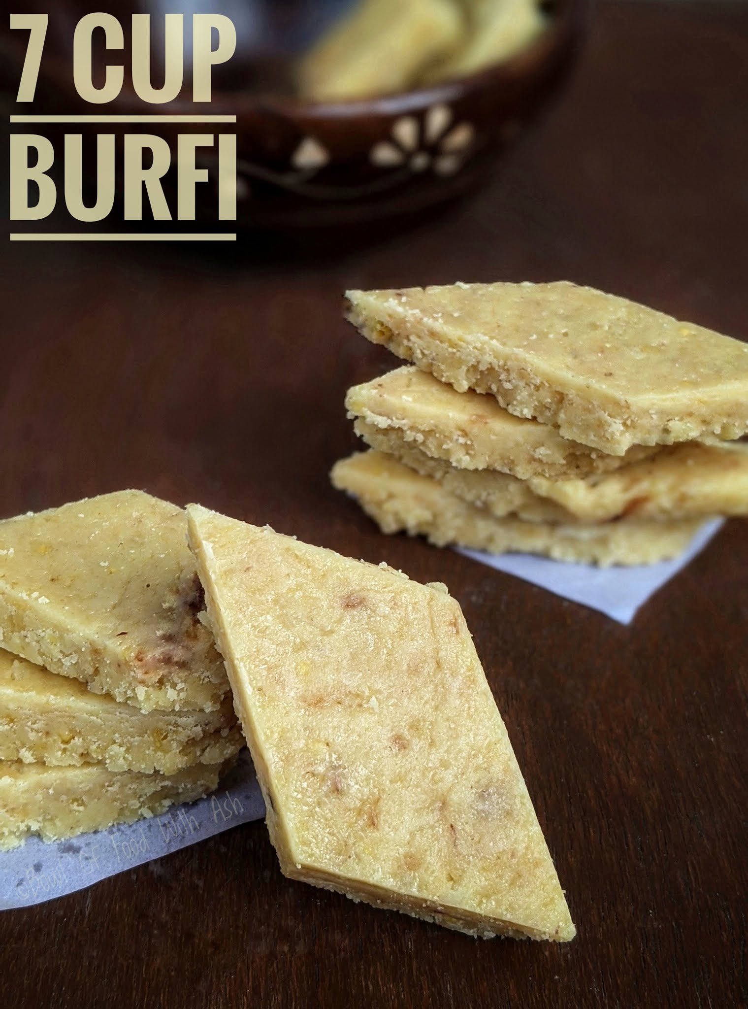 7 Cup Burfi Recipe | How To Make 7 Cup Cake | 7 Cup Barfi / Sweet Recipe