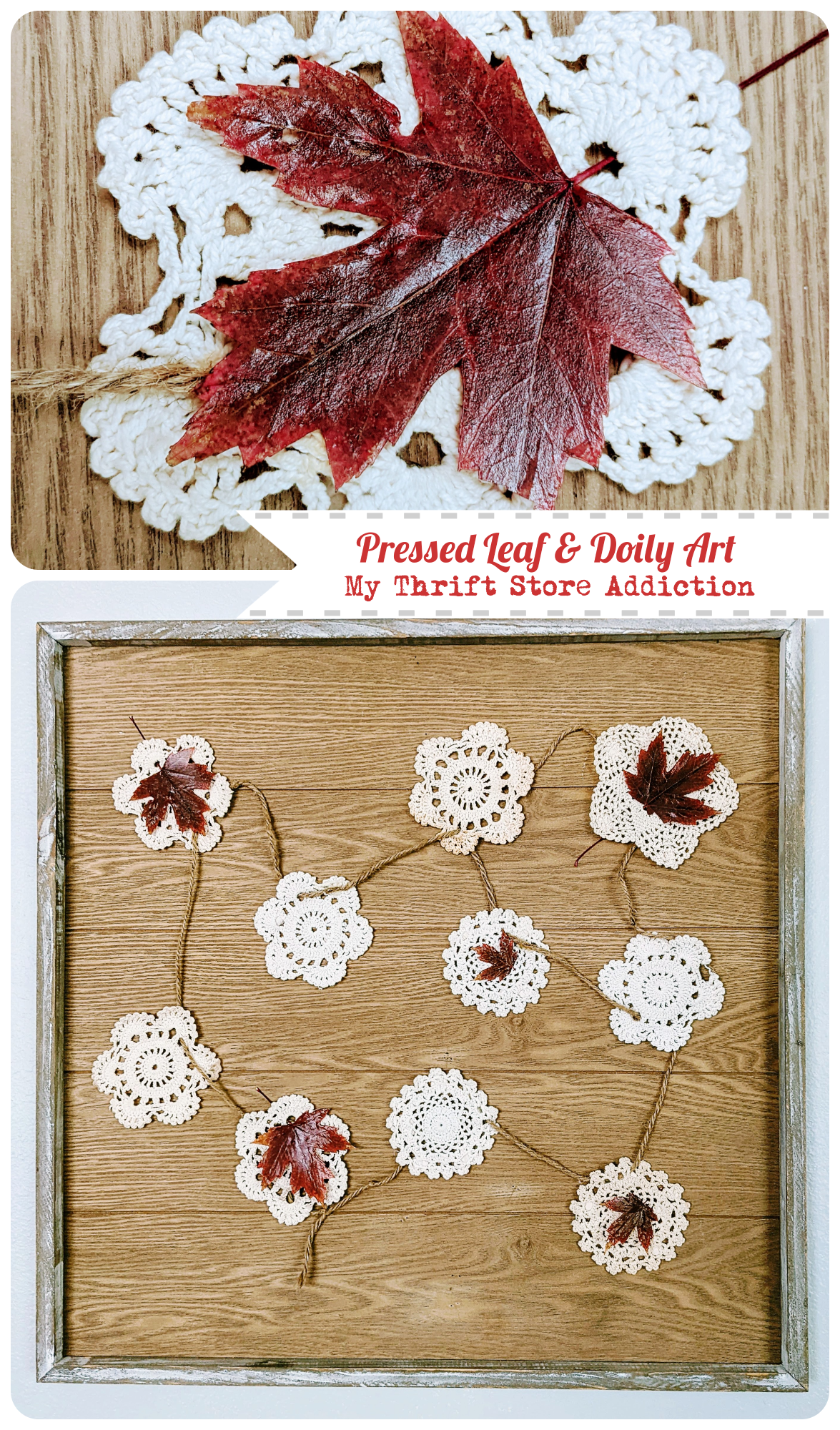 pressed leaf art