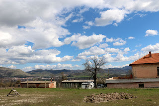 Scatted clouds across the valley