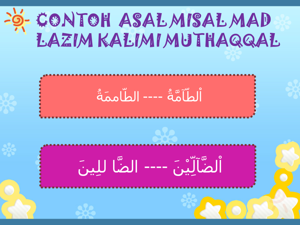 Kongsi Ilmu Tajwid Bersama Ustazah Mimie: contoh-contoh 
