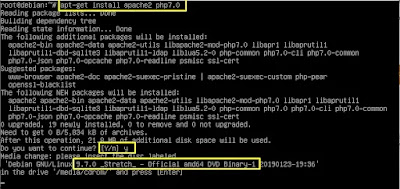 Proses Install Apache dan PHP7