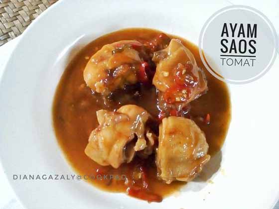 Resep Ayam Saos Tomat