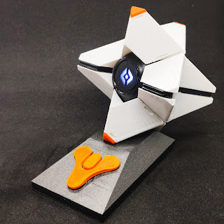 Destiny Ghost 3D printed diorama