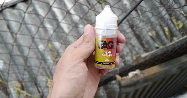 Review Liquid SALT FAQ by Funky Monkey, Liquid SALT Fruity Asik