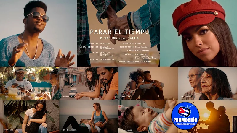 CIMAFUNK &  SALMA - ¨Parar el tiempo¨ (remix) - Videoclip - Director: Néstor Kim. Portal Del Vídeo Clip Cubano. Música cubana. Cuba.