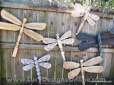 Wood Table Legs on Repurposed Table Leg Dragonflies   Be Different   Act Normal