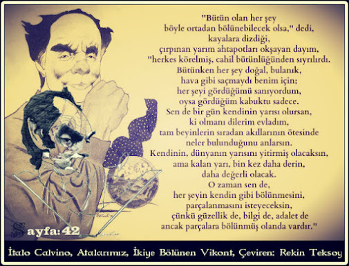 #İtaloCalvino #Atalarımız #İkiyeBölünenVikont #ÇevirenRekinTeksoy