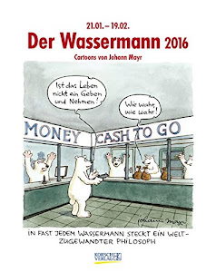 Wassermann 2016: Sternzeichen-Cartoonkalender
