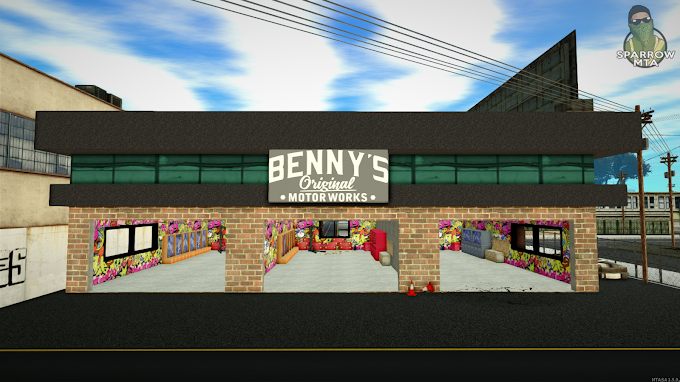 MTA:SA FiveM Roleplay Benny'S Garage Scripti