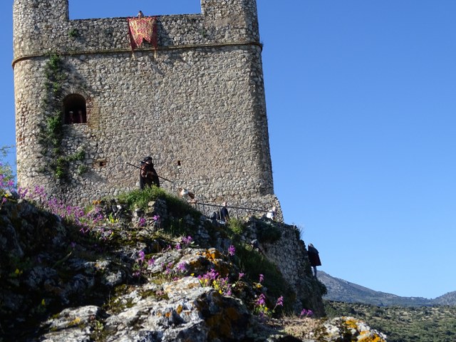 Toma de Zahara, asedio Castillo moros y cristianos