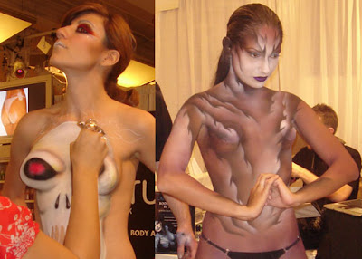 Body Painting On Women Pictures