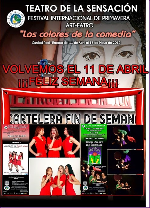 FESTIVAL PRIMAVERAVOLVEMOS EL 11 DE ABRIL