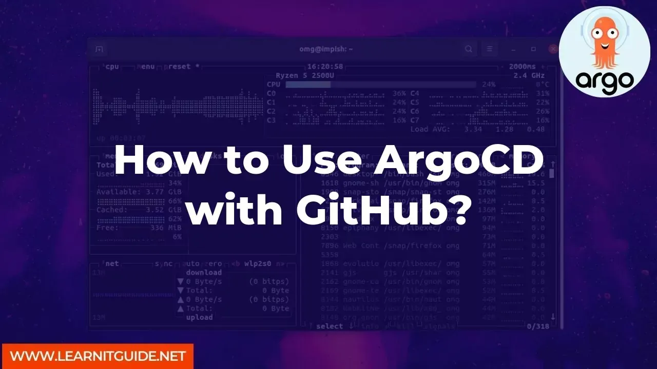 How to Use ArgoCD with GitHub