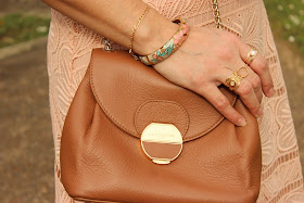 robe rose Maje, sac lancaster like Polène, look du jour, les petites bulles de ma vie
