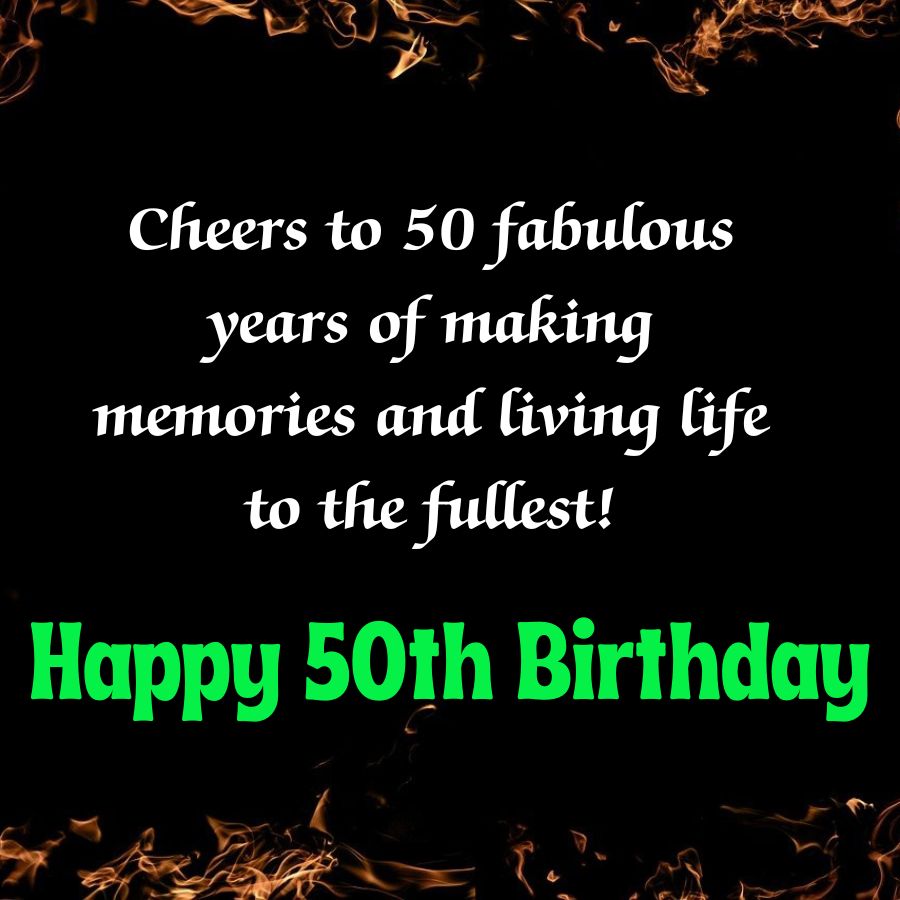 Happy 50th Birthday Images