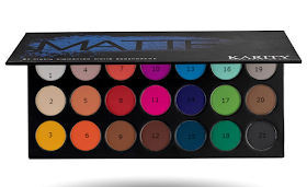 Karity Cosmetics Matte Eyeshadow pallet 