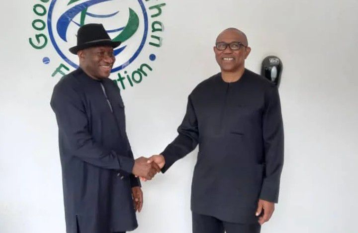 2023: LP presidential aspirant Peter Obi visits Jonathan ahead of election campaign