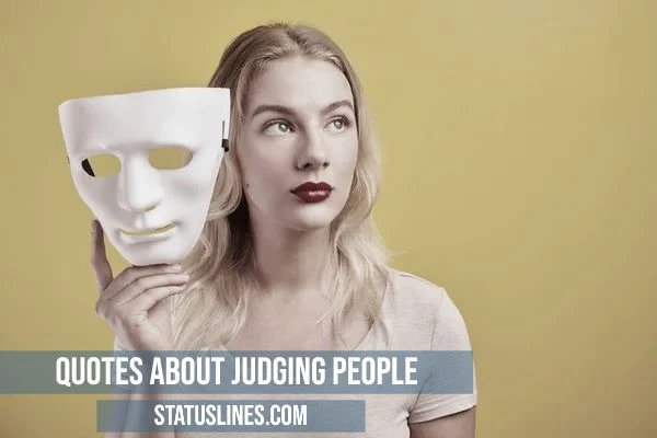 Quotes and Status about judging people