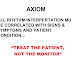 Personal Blog: Treat the patiënt, not the monitor