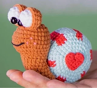 PATRON GRATIS CARACOL AMIGURUMI 65782