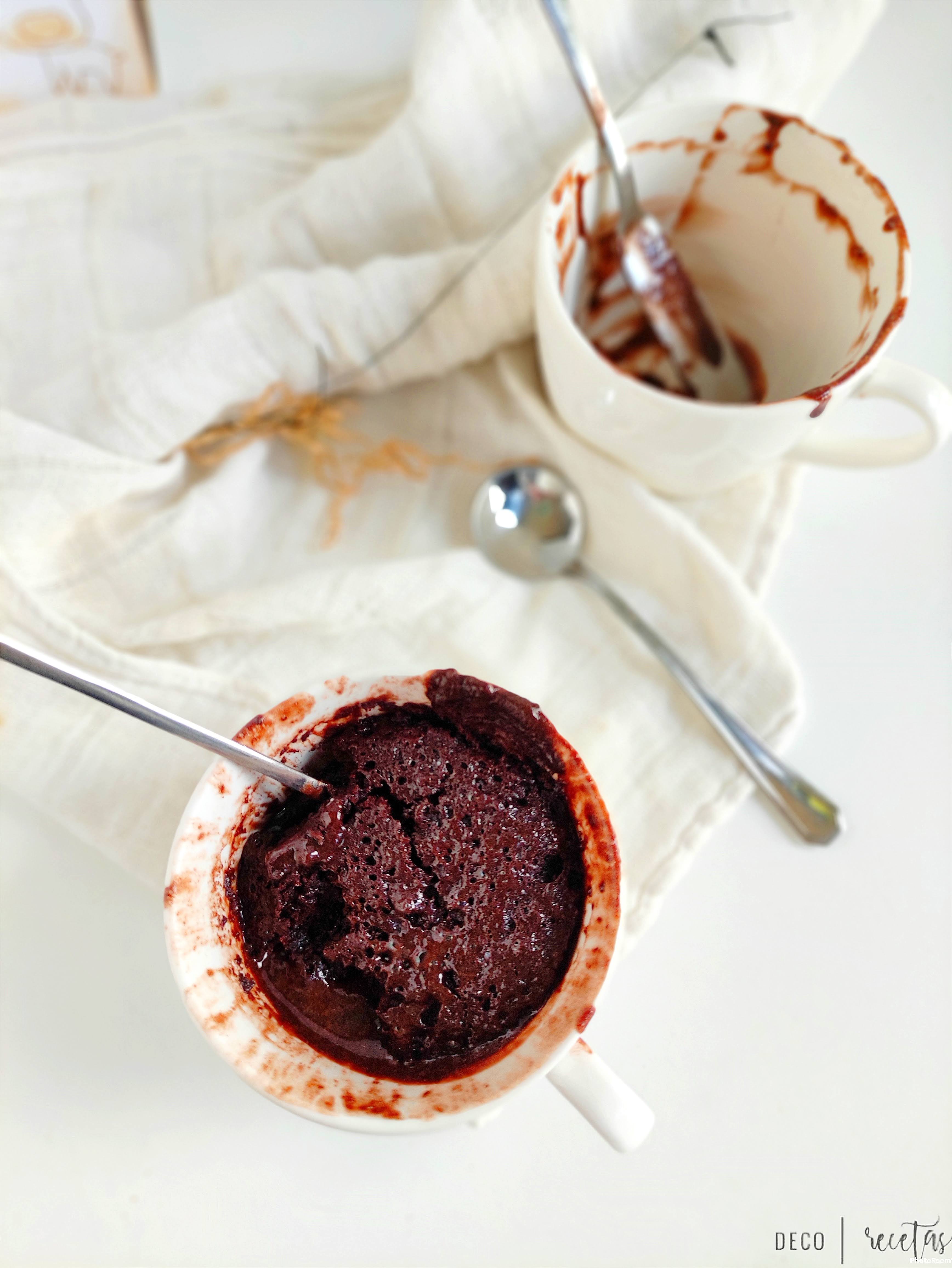 mug cake de chocolate