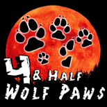 4 and half wolf paws