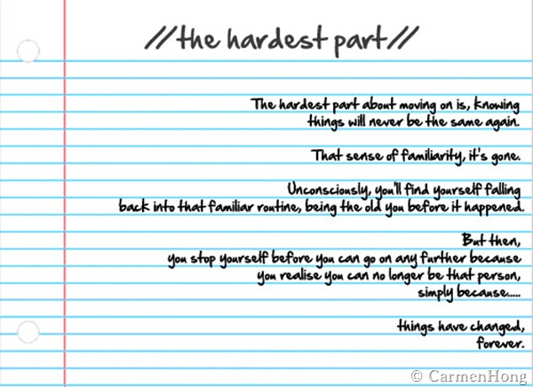 the hardest part copy