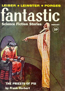 Herbert's novella "The Priests of Psi" was the cover story for the February 1960 issue of Fantastic.