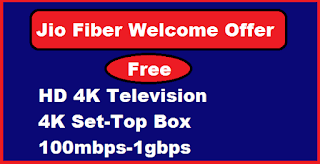 Jio Fiber Welcome Offer