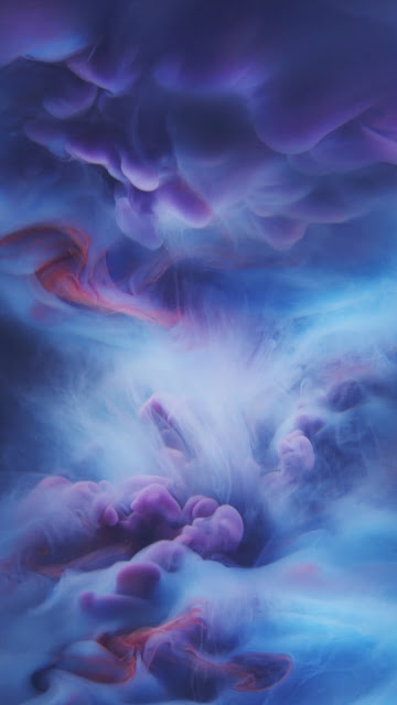 Purple Smoke iPhone 7 and iPhone 7 Plus HD Wallpaper