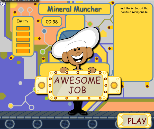 http://www.nourishinteractive.com/kids/flash/games/nutrient-machine/en/22-nutrient-machine-vitamins-minerals-game-children