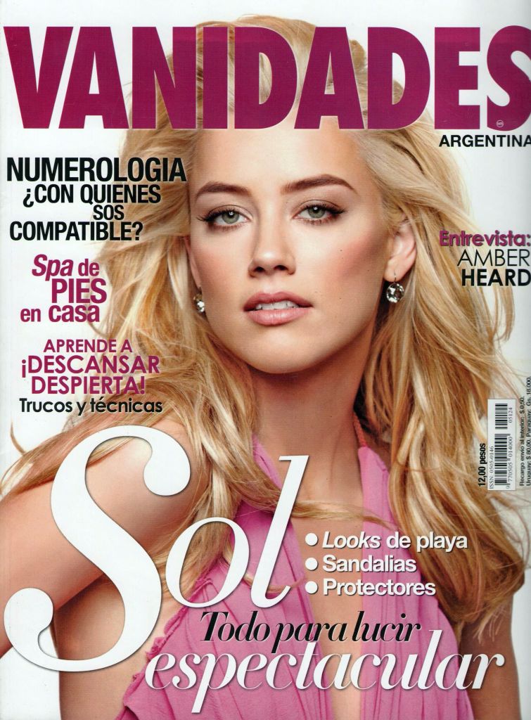 Amber Heard in Vanidades magazine December 2011