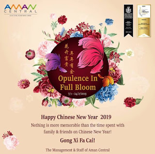 Aman Central Alor Setar Wishing You a Happy and Prosperous Chinese New Year 2019