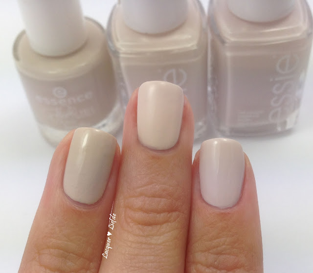 Vergleich Pretty You! Essence mit Urban Jungle und Wrap me Up Essie