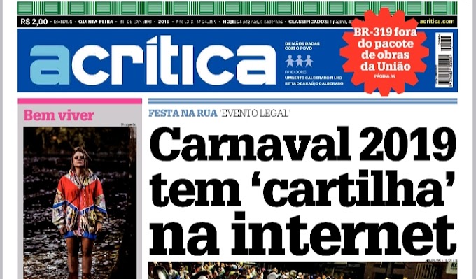 01)) JORNAL ACRÍTICA.  CLASSIFICADOS DE EMPREGOS  EDIÇÃO: 24.389//19.  DO DIA 31.01.19 QUINTA-FEIRA